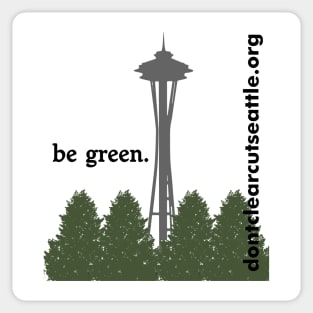 Be Green Sticker